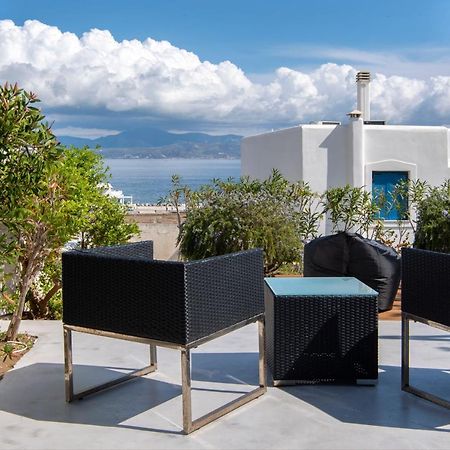 Just Blue With Amazing Sea Views In Piso Livadi Villa Dış mekan fotoğraf