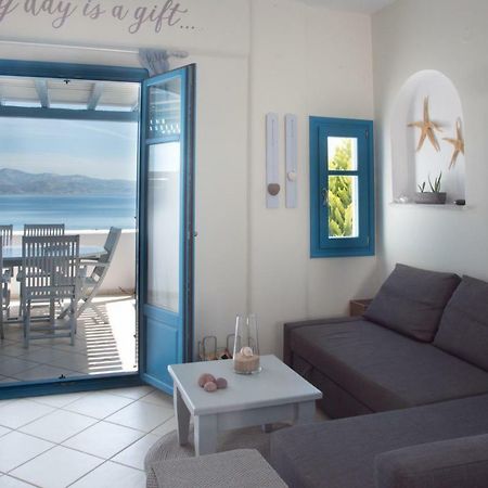 Just Blue With Amazing Sea Views In Piso Livadi Villa Dış mekan fotoğraf