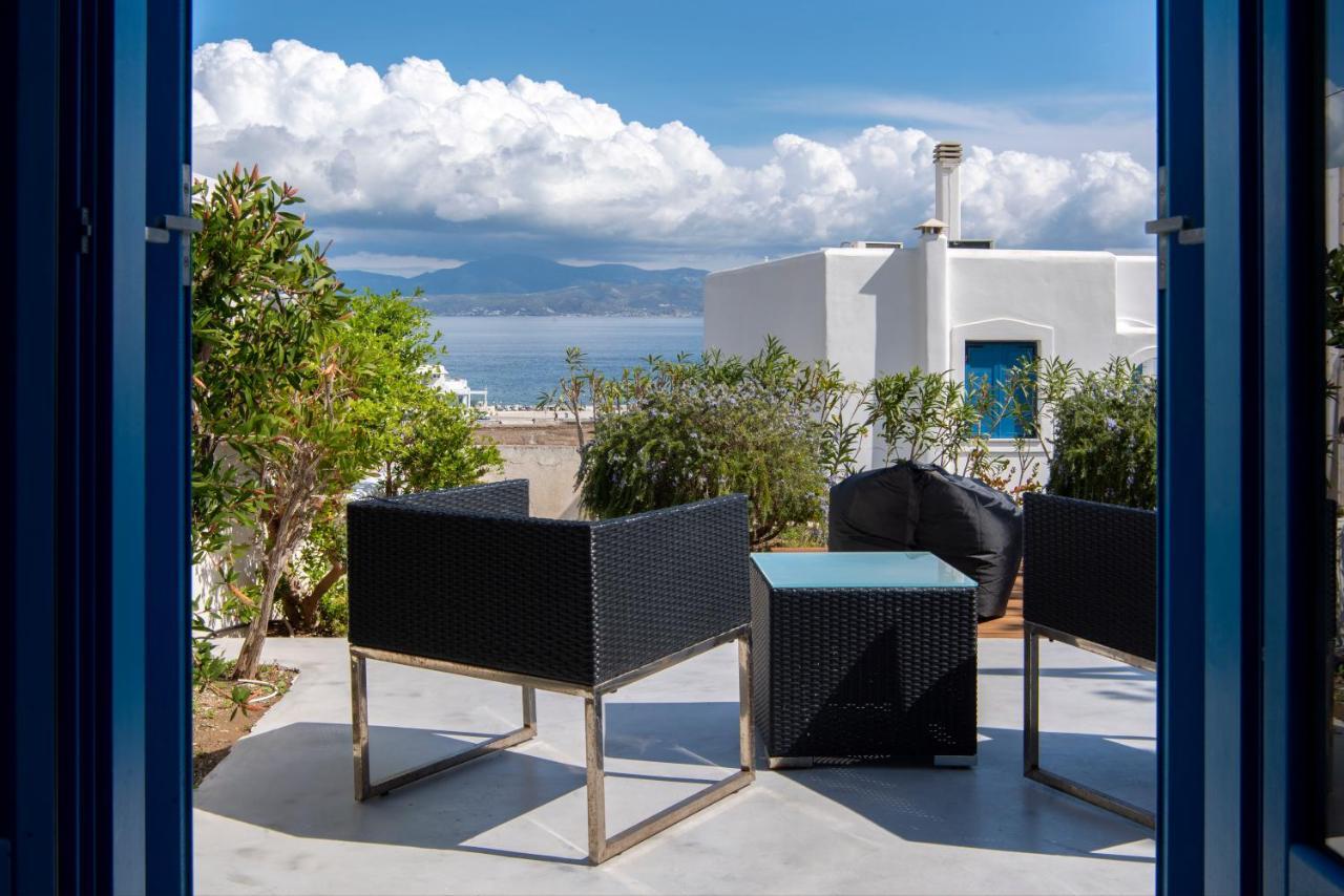 Just Blue With Amazing Sea Views In Piso Livadi Villa Dış mekan fotoğraf