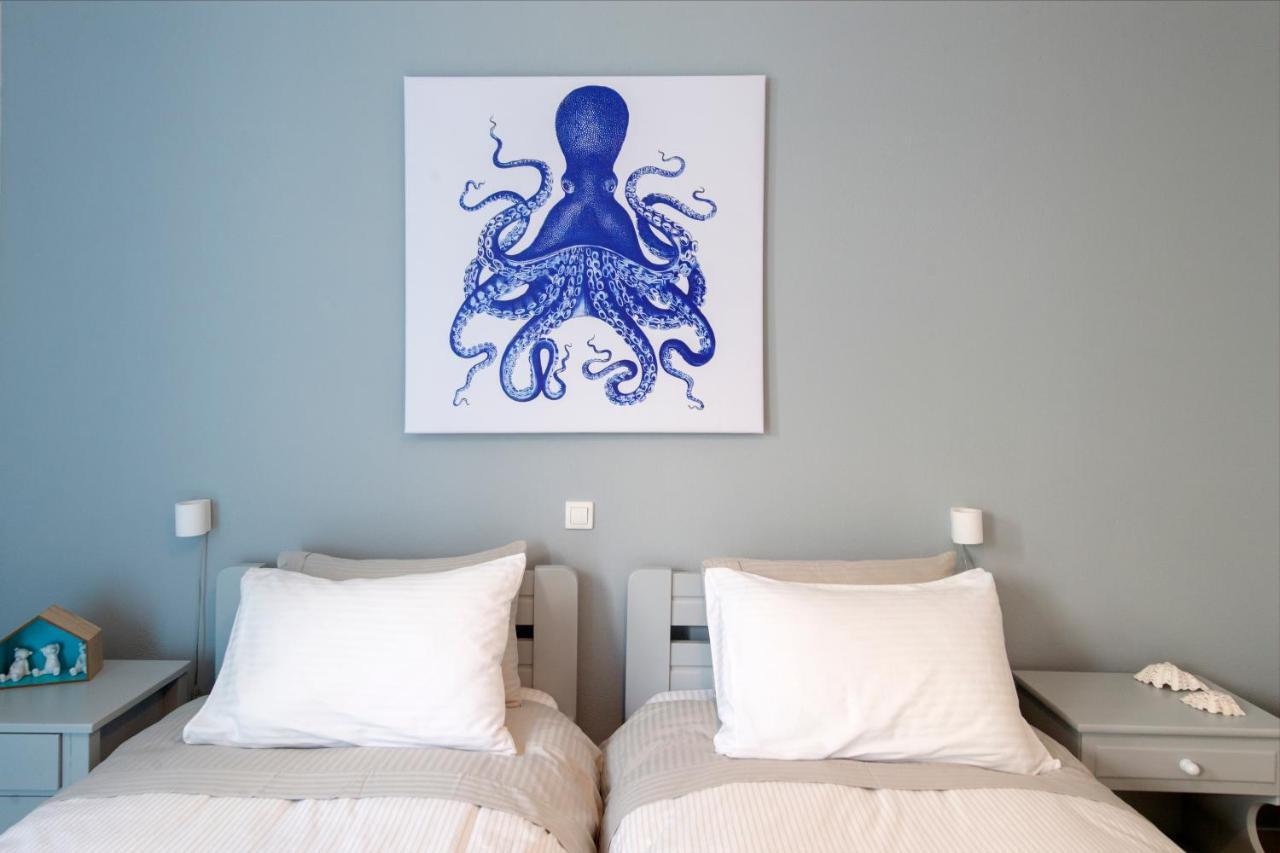Just Blue With Amazing Sea Views In Piso Livadi Villa Dış mekan fotoğraf
