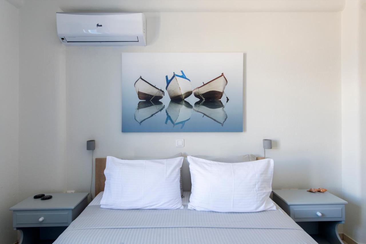 Just Blue With Amazing Sea Views In Piso Livadi Villa Dış mekan fotoğraf