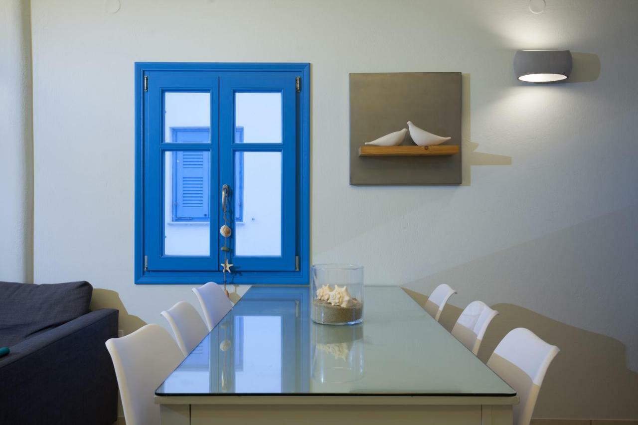 Just Blue With Amazing Sea Views In Piso Livadi Villa Dış mekan fotoğraf