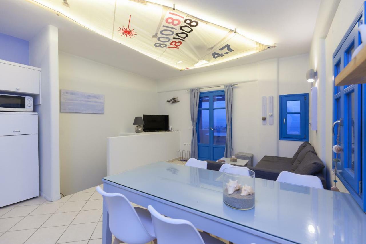 Just Blue With Amazing Sea Views In Piso Livadi Villa Dış mekan fotoğraf
