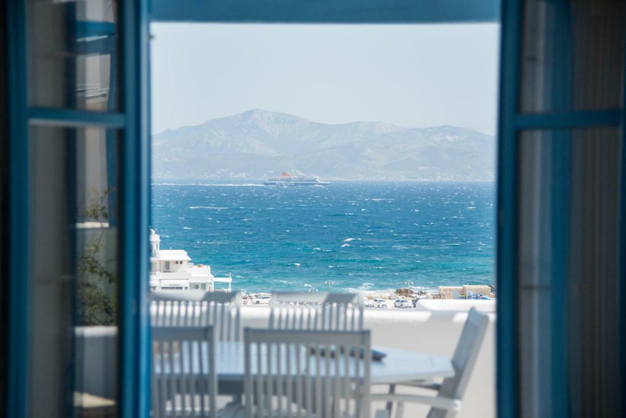 Just Blue With Amazing Sea Views In Piso Livadi Villa Dış mekan fotoğraf