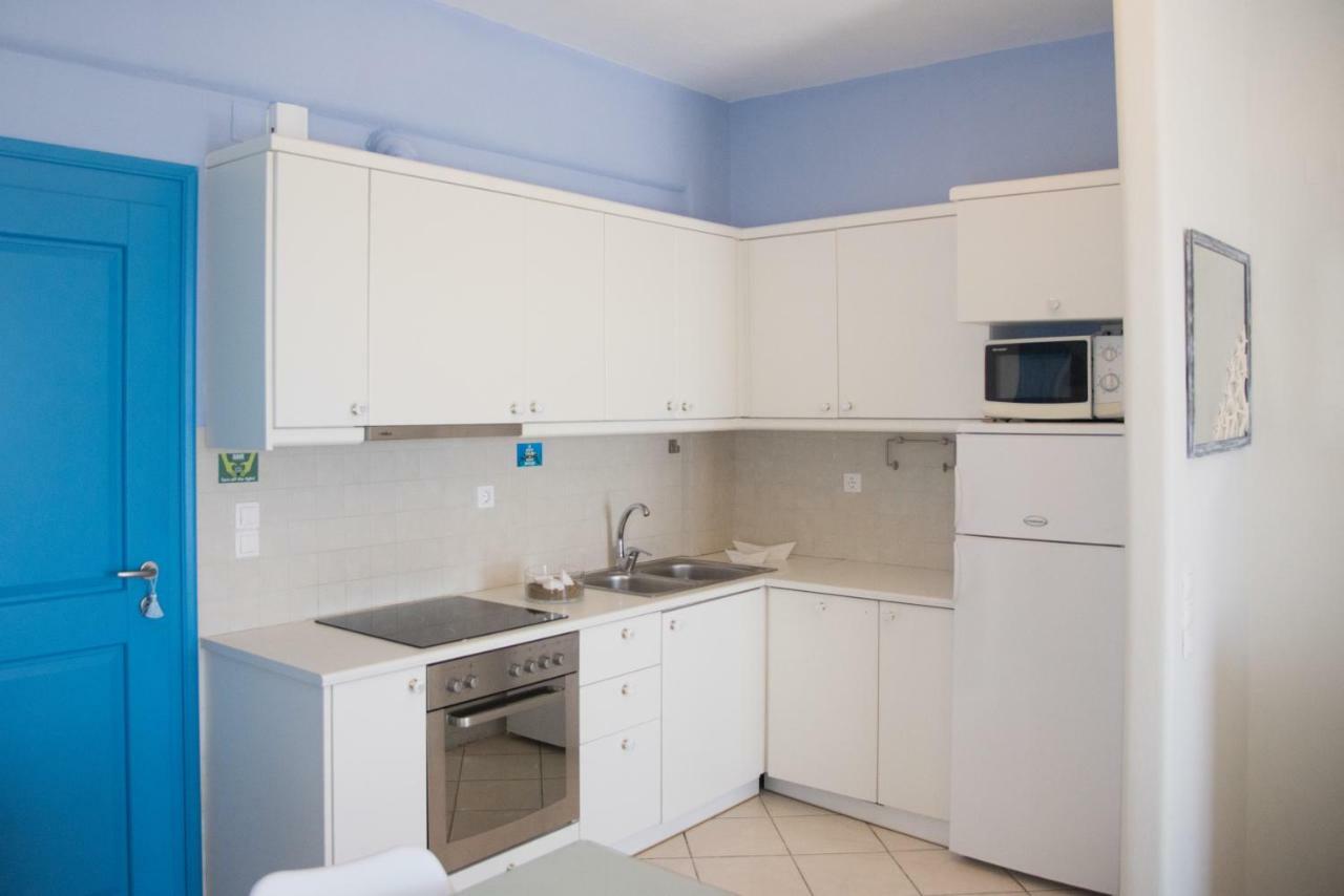 Just Blue With Amazing Sea Views In Piso Livadi Villa Dış mekan fotoğraf