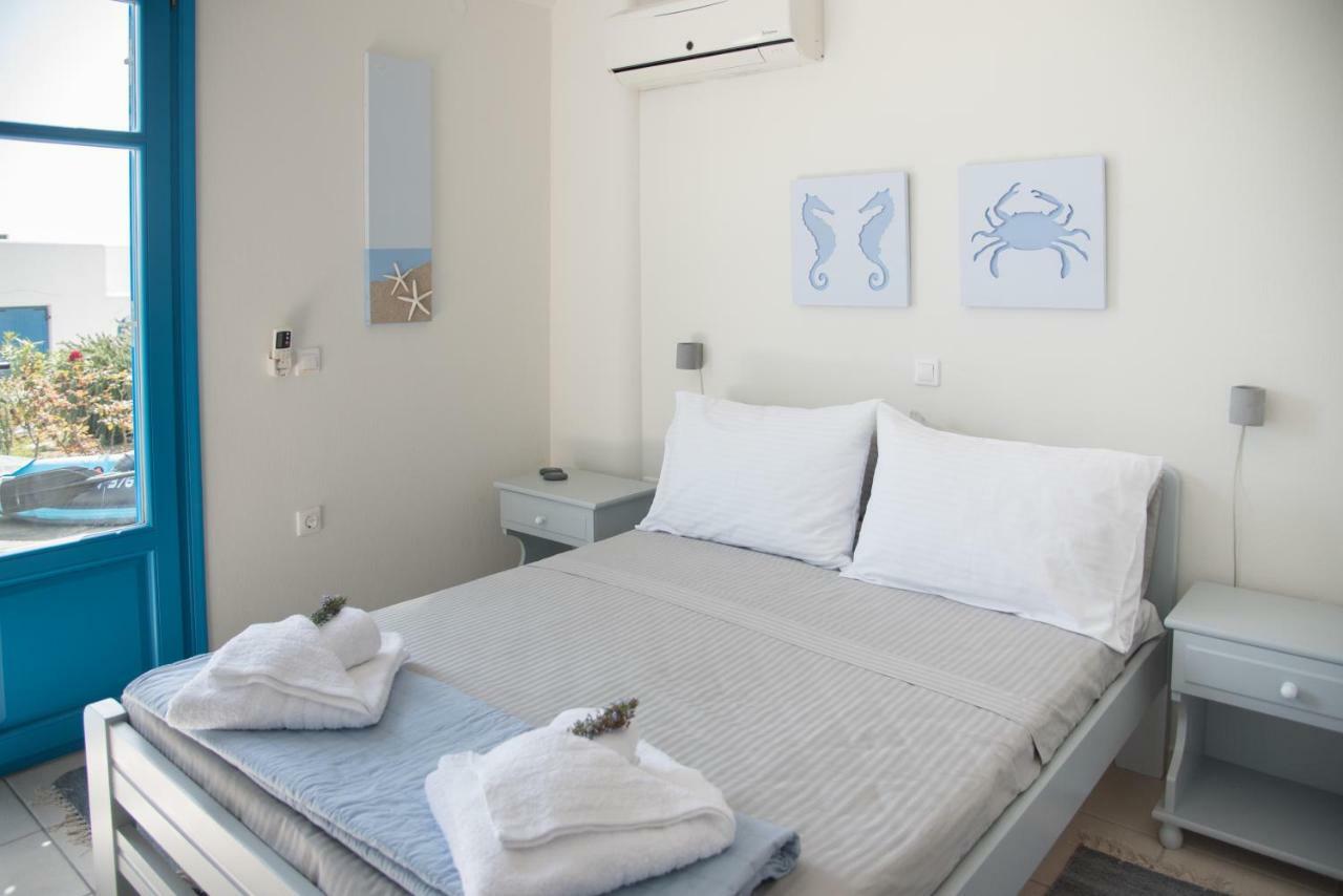 Just Blue With Amazing Sea Views In Piso Livadi Villa Dış mekan fotoğraf