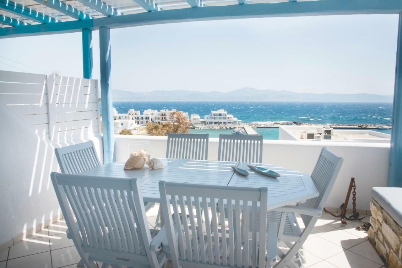Just Blue With Amazing Sea Views In Piso Livadi Villa Dış mekan fotoğraf